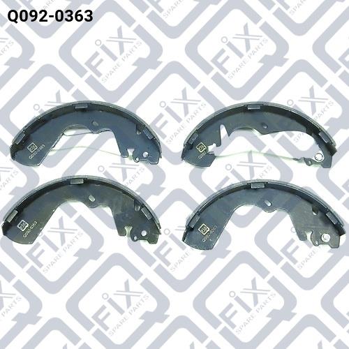 КОЛОДКИ ТОРМОЗНЫЕ БАРАБАННЫЕ Q-FIX Q092-0363 - Фото #1