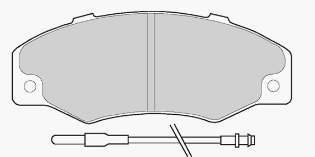 Колодки тормозные дисковые, комплект FERODO TAR 534 - Фото #1