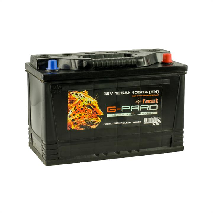 Батарея аккумуляторная G-Pard Fast 12В 125Ач 1050A(EN) R+ G-Pard TRC125-F00 - Фото #1