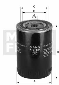 Масляный фильтр MANN-FILTER W 9035 - Фото #1
