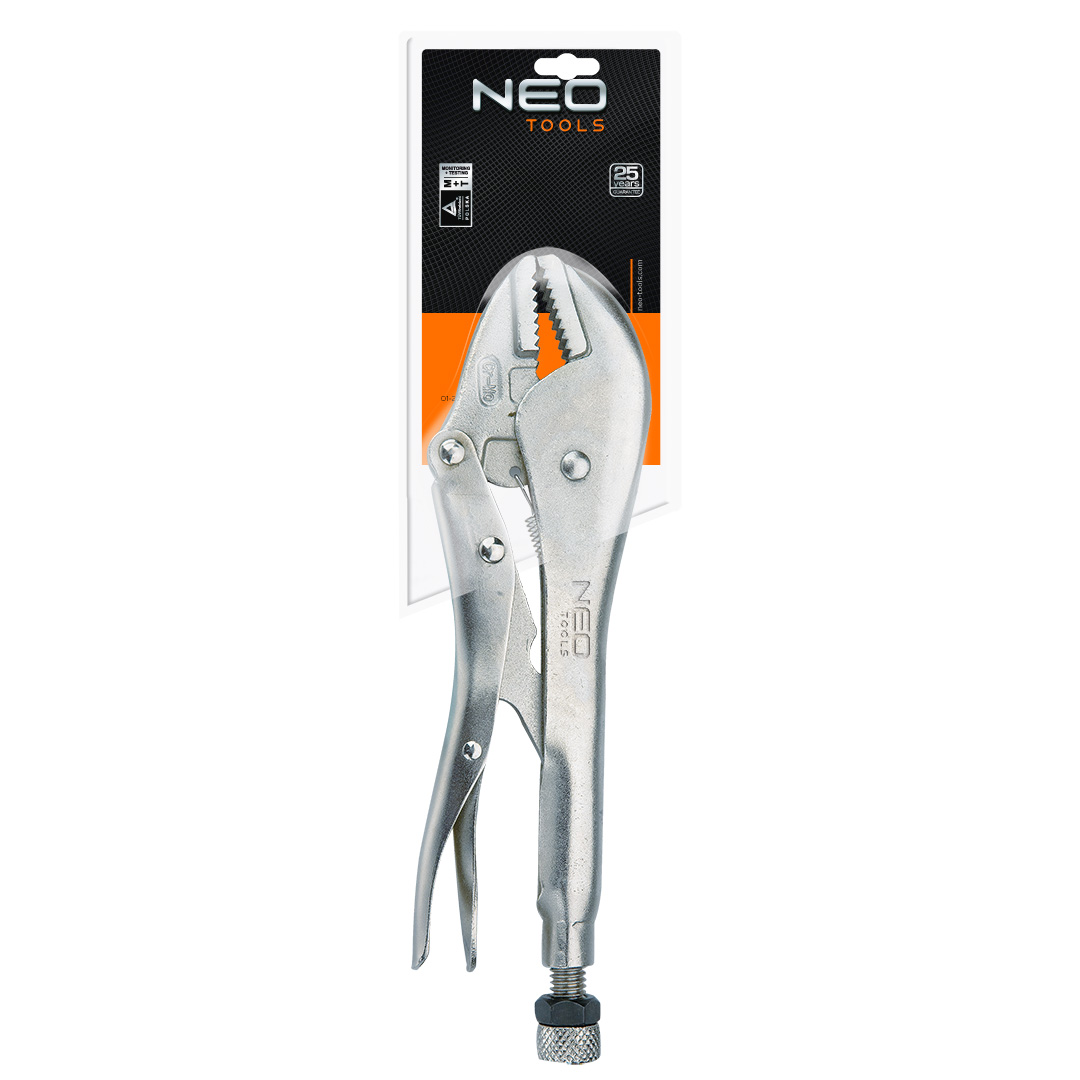 Затискні кліщі, 250 мм, прямі губки Neo Tools 01-217 - Фото #2