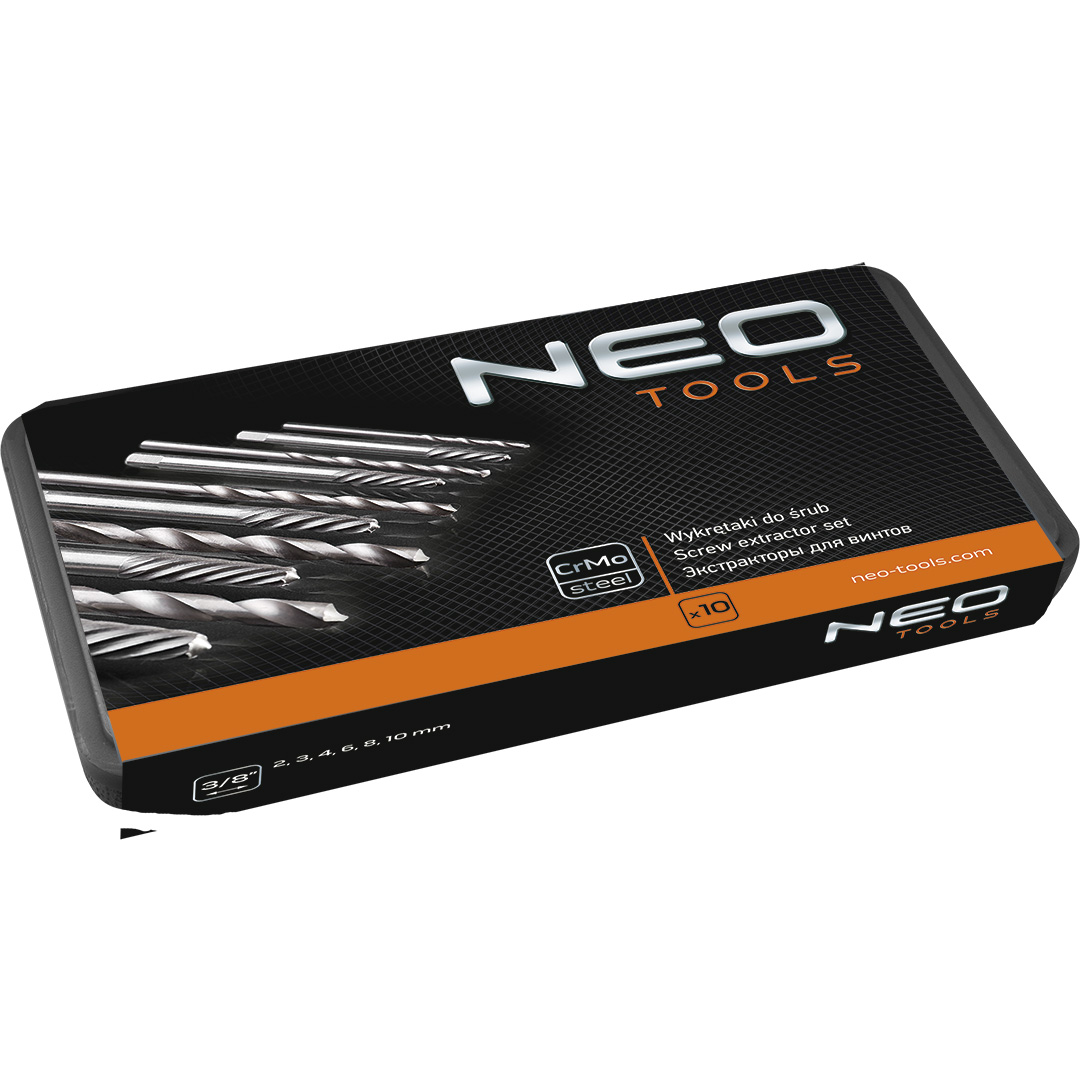 Викручувачi сломанных винтов NEO, набор 10 шт. Neo Tools 09-609 - Фото #5