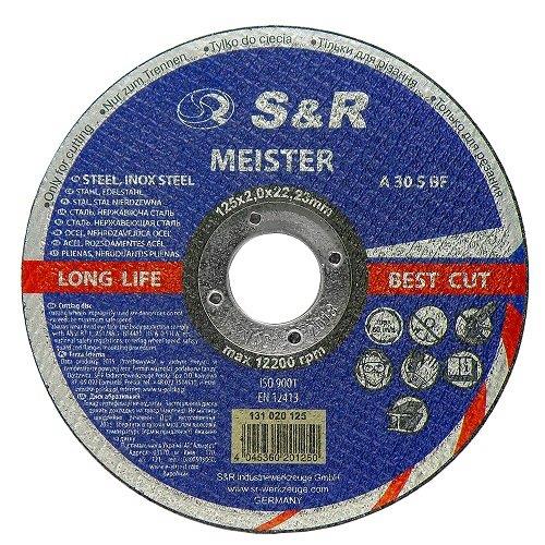 Круг отрезной по металлу SR Meister A 30 S BF 125x2,0x22,2 S&R 131020125 - Фото #1