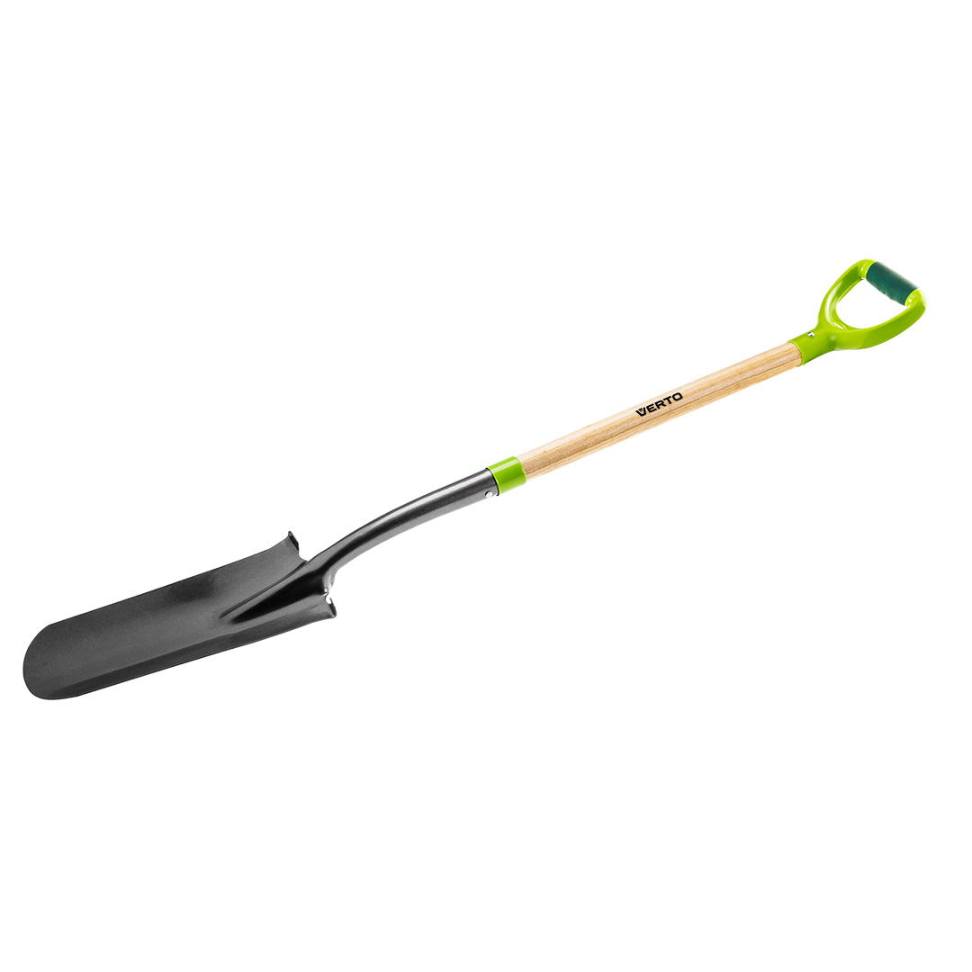 Лопата для саженцев, деревянный черенок, пластмассовая ручка VERTO 15G014 - Фото #1