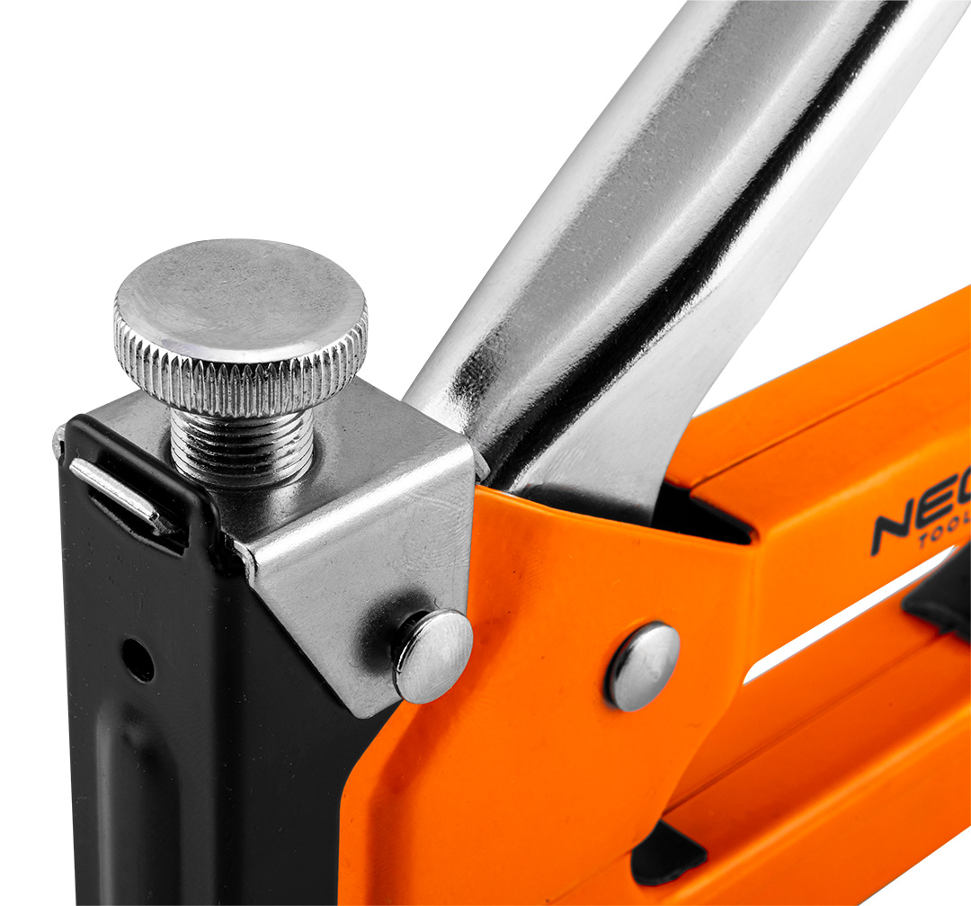 Многофункциональный степлер 3 в 1, 4-14 мм, сталь, скобы G, L, E Neo Tools 16-031 - Фото #3