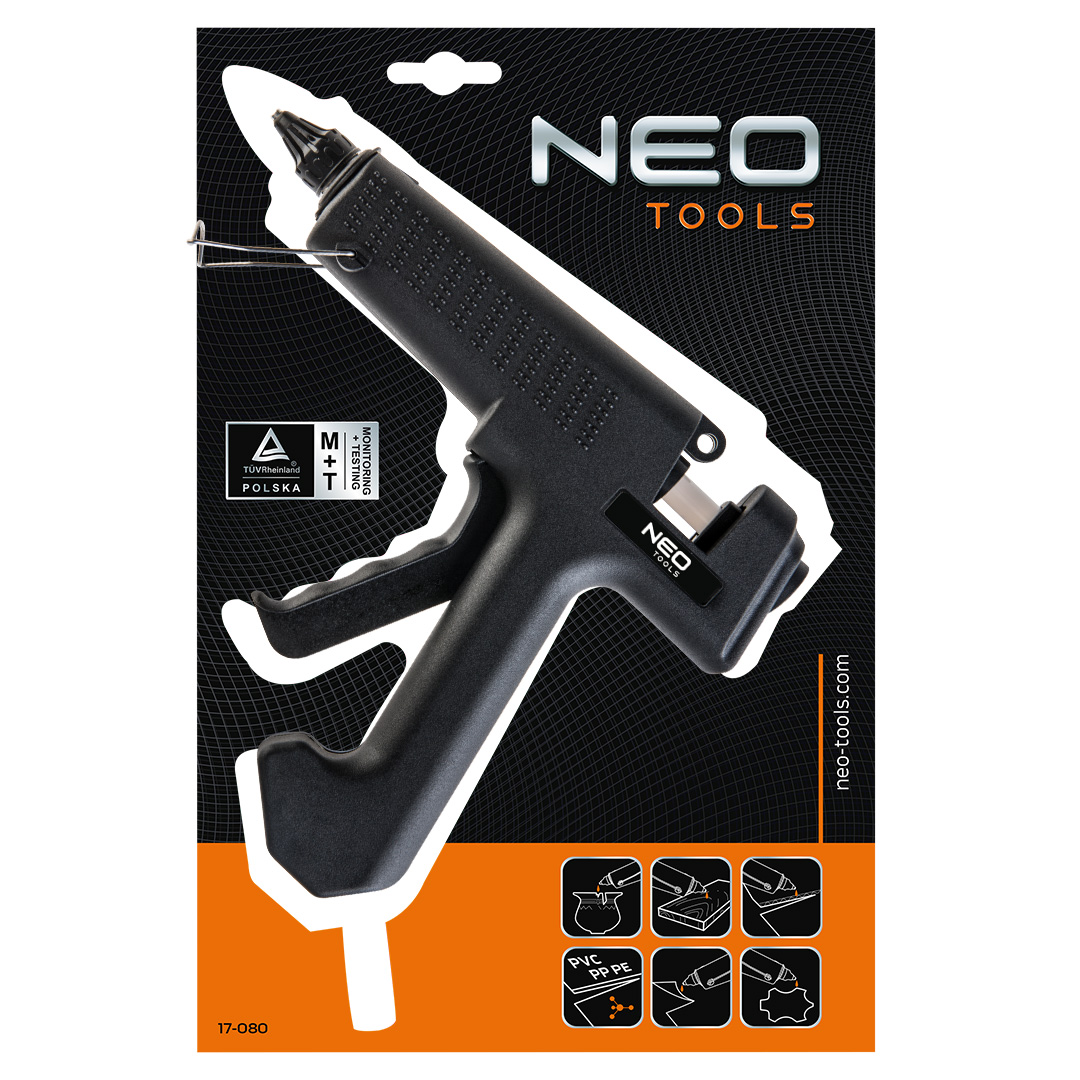 Пистолет клеевой электрический, 11 мм, 80 Вт Neo Tools 17-080 - Фото #2