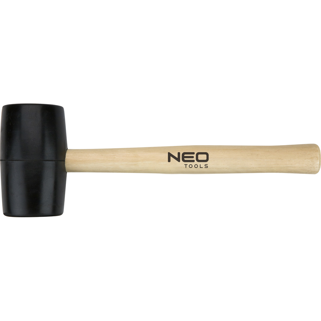 Киянка резиновая Ш 72 мм, 900 г, деревянная ручка Neo Tools 25-064 - Фото #1