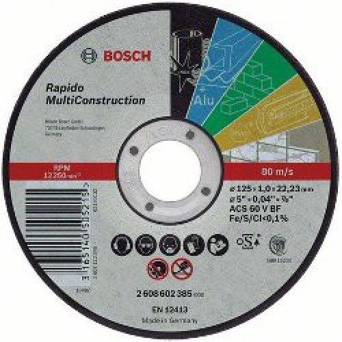 Круг отрезной Bosch Rapido MultiConstruction ACS 46 V BF 125 BOSCH 2 608 602 383 - Фото #1