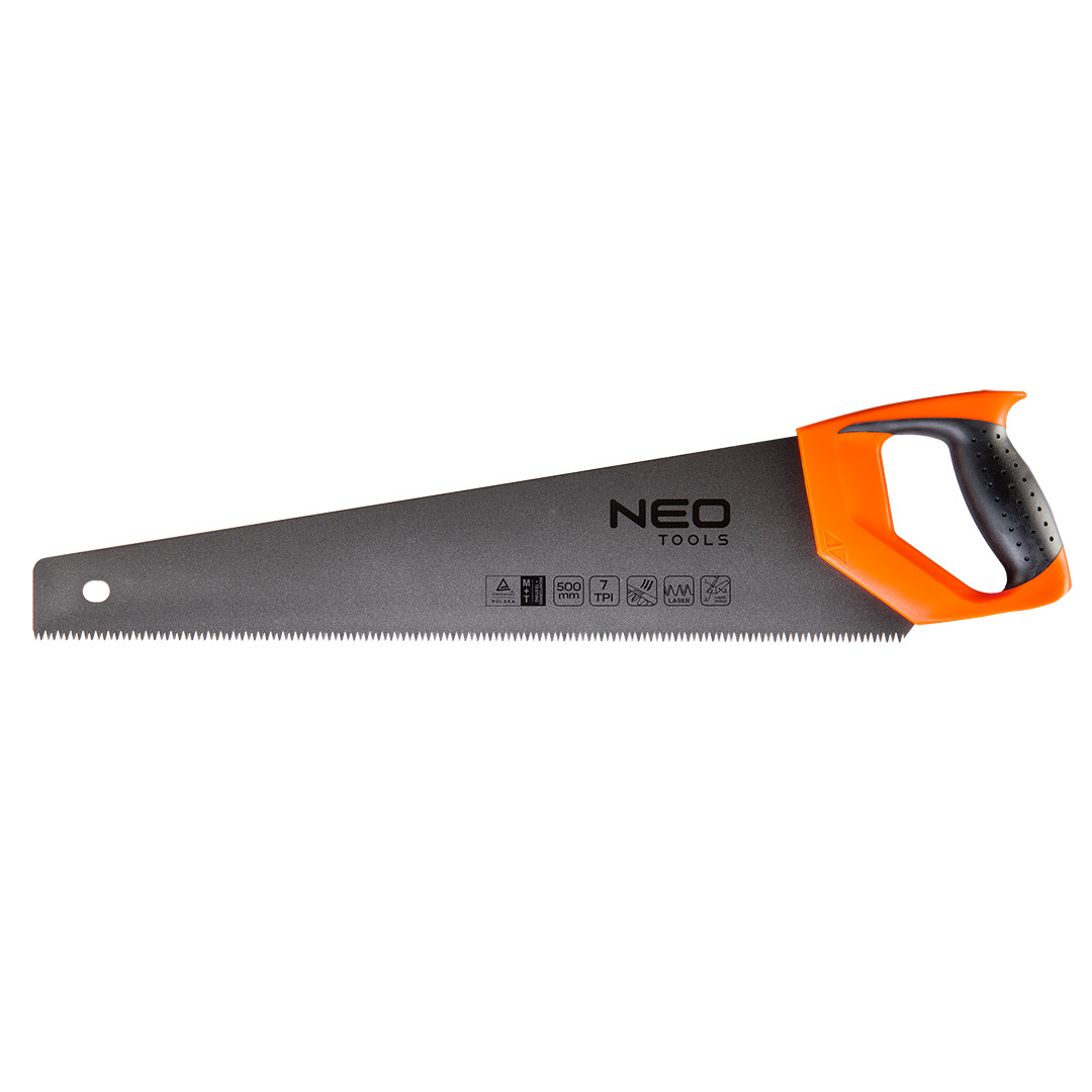 Ножовка по дереву, 500 мм, 7TPI, PTFE Neo Tools 41-021 - Фото #1