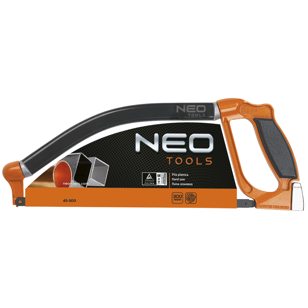 Ножовка по металлу, 300 мм 3D Neo Tools 43-300 - Фото #2