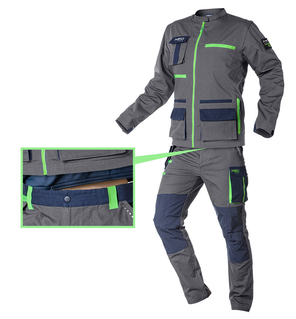 Рабочая куртка PREMIUM, 100% хлопок, рипстоп, размер S Neo Tools 81-217-S - Фото #13