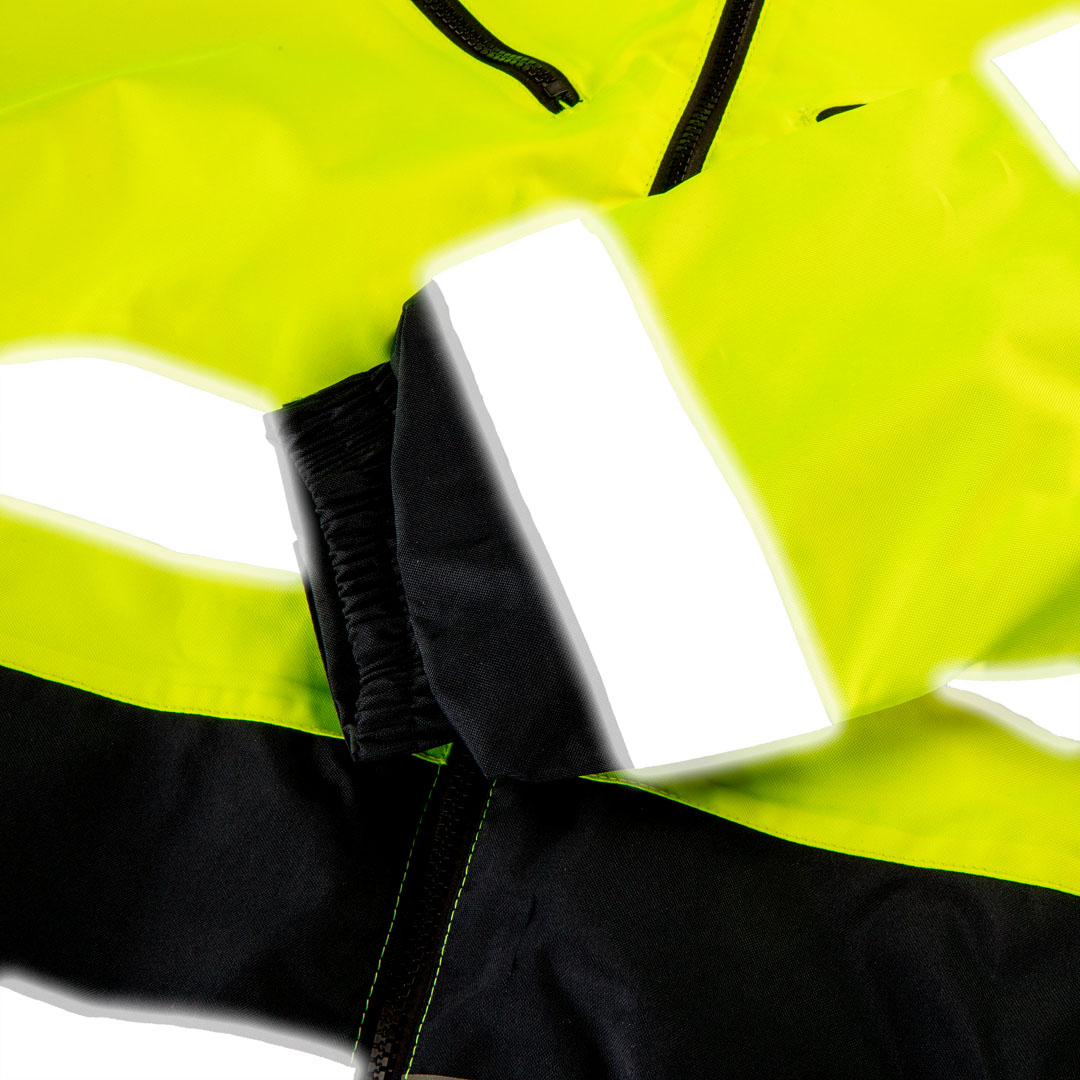 Утепленная рабочая сигнальная куртка, желтая, размер L Neo Tools 81-710-L - Фото #4