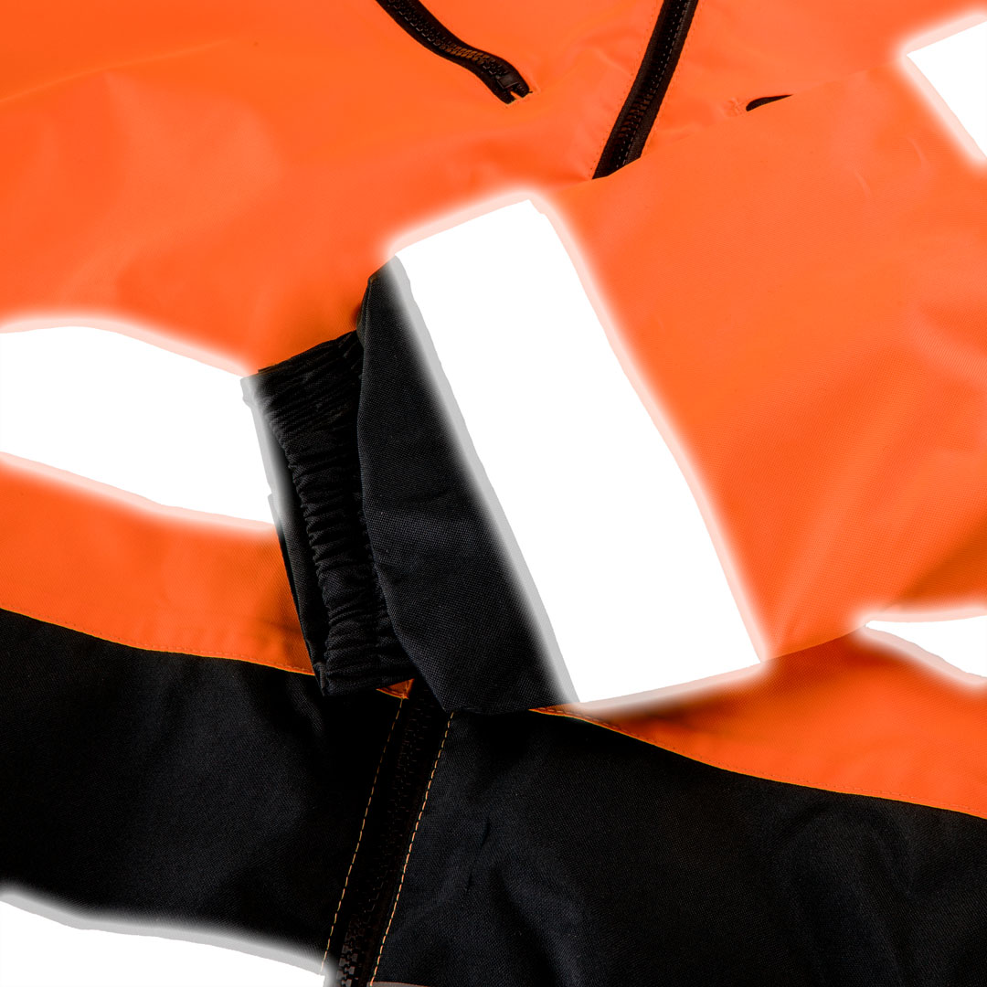 Утепленная рабочая сигнальная куртка, оранжевая, размер S Neo Tools 81-711-S - Фото #3