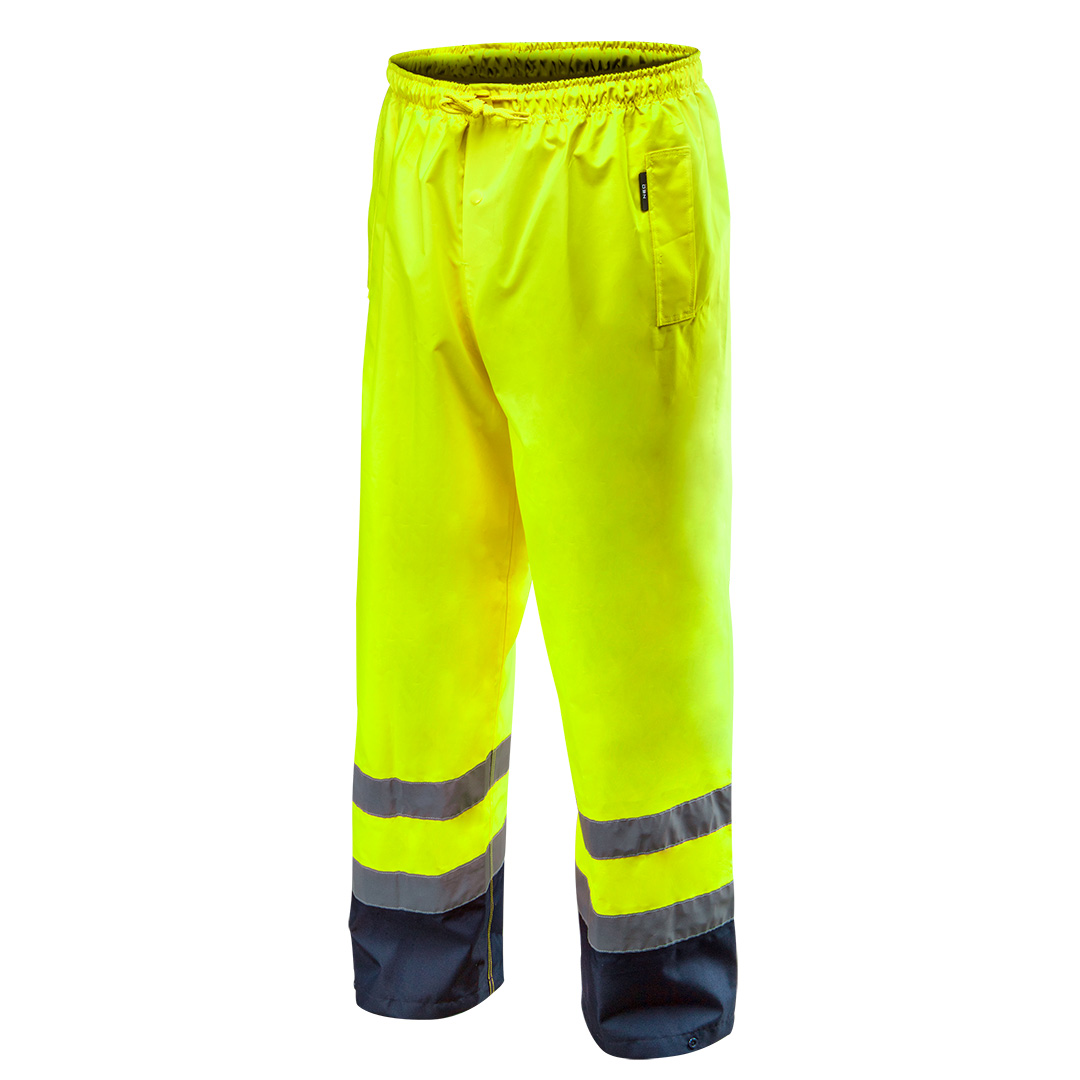 Сигнальные водостойкие рабочие брюки, желтые, размер XL Neo Tools 81-770-XL - Фото #1