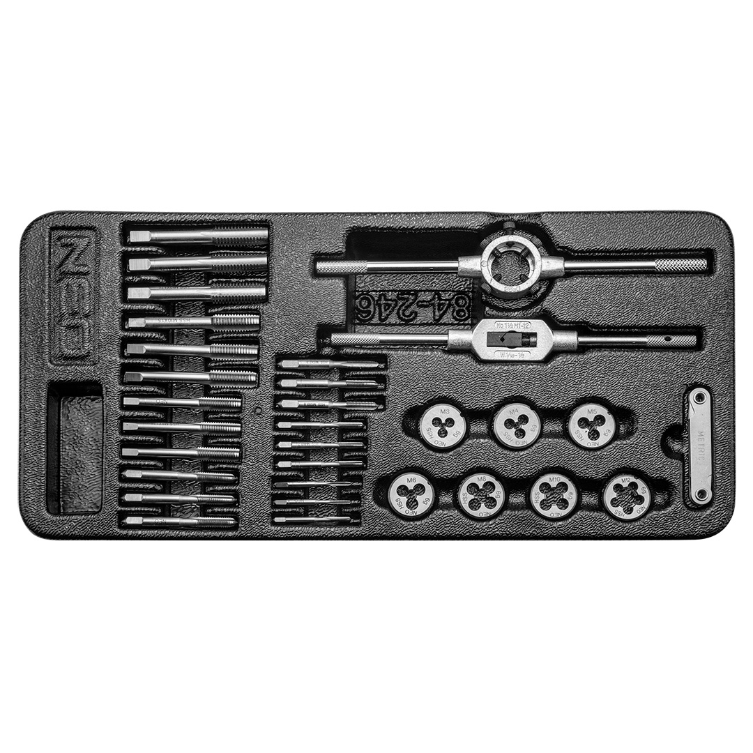Плашки и метчики, набор 31 шт. Neo Tools 84-246 - Фото #1