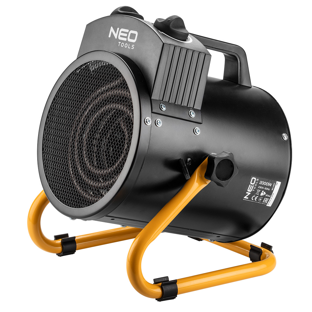Электронагреватель мощностью 2 кВт, регулируемые настройки, IPX4 Neo Tools 90-067 - Фото #1