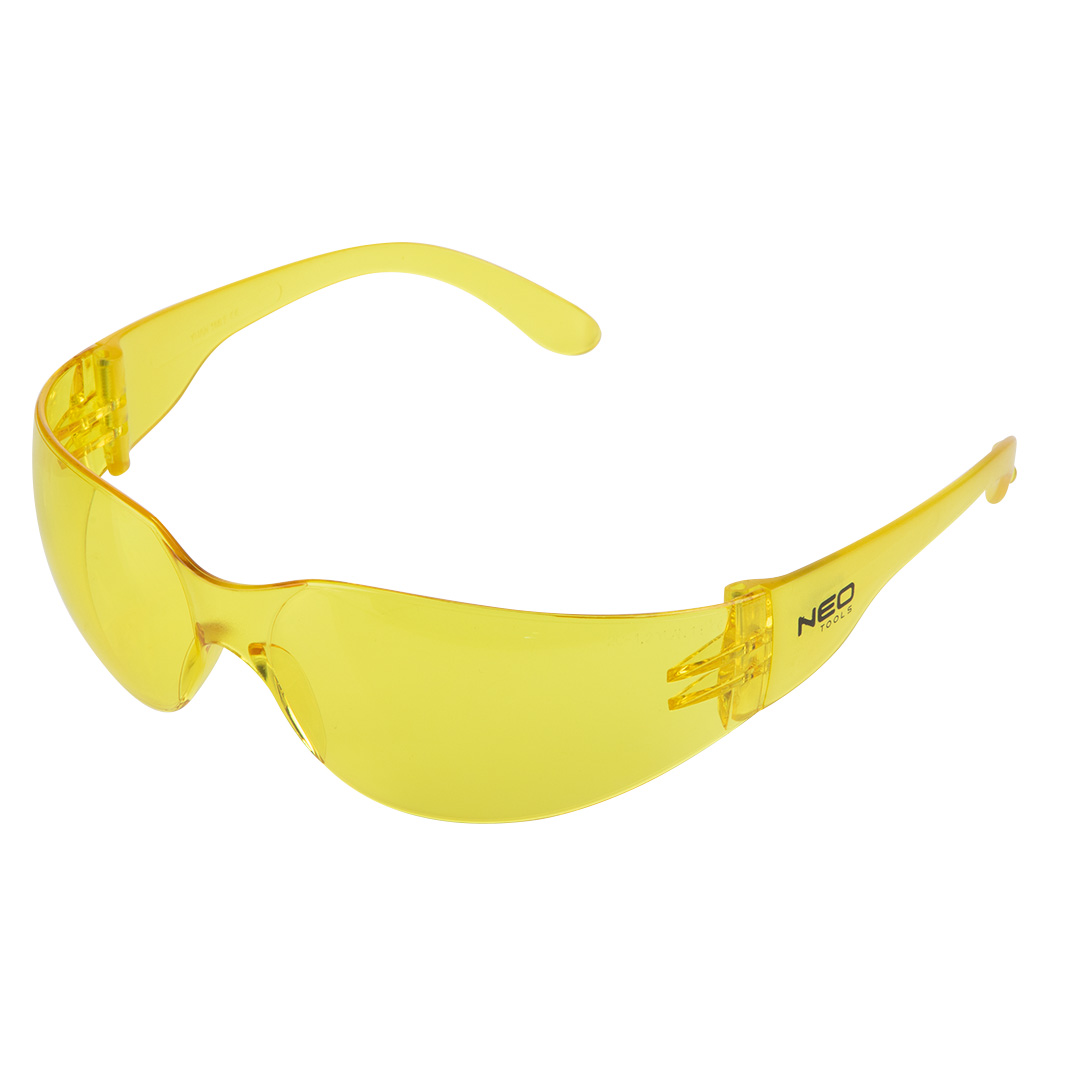 Защитные очки, желтые линзы, класс сопротивления F Neo Tools 97-503 - Фото #1