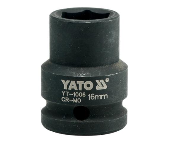 Головка ударная 16 мм, 6 гр, 1/2 Yato YT-1006 - Фото #1