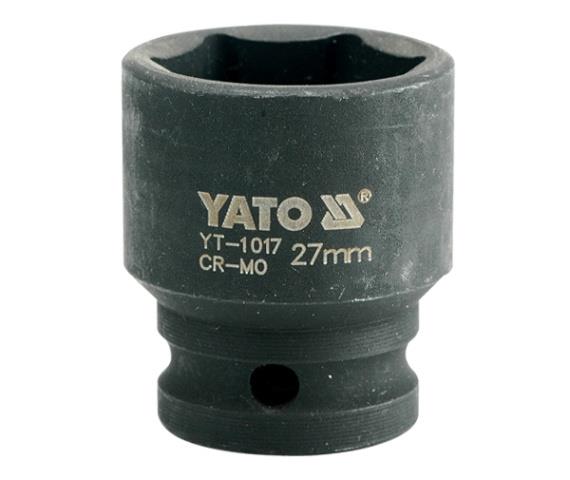 Головка ударна 27 мм, 6 гр, 1/2 Yato YT-1017 - Фото #1