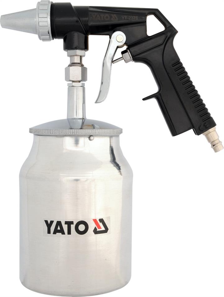 Пистолет пневматический пескоструйный, с бачком 1 л, 160 литров в минуту Yato YT-2376 - Фото #1