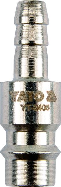 Соединитель быстроразъемный для шланга 6 мм, папа Yato YT-2405 - Фото #1