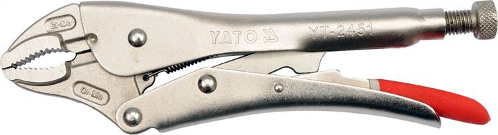 Кліщі затискні YATO : Cr-Mo, L 250 мм (6/24) Yato YT-2451 - Фото #1