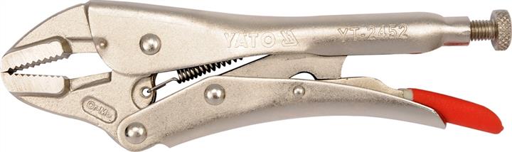 Кліщі затискні YATO : Cr-Mo, L 180 мм (6/24) Yato YT-2452 - Фото #1